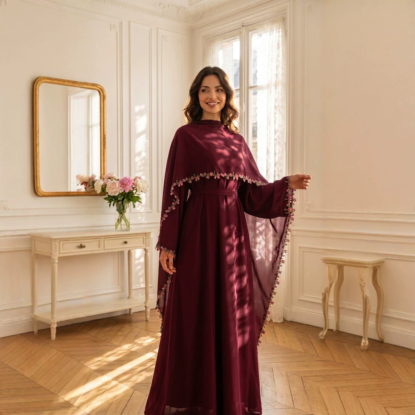 Embroidery Kebaya - Элегантные вышитые абайи, хиджабы, мусульманские комплекты