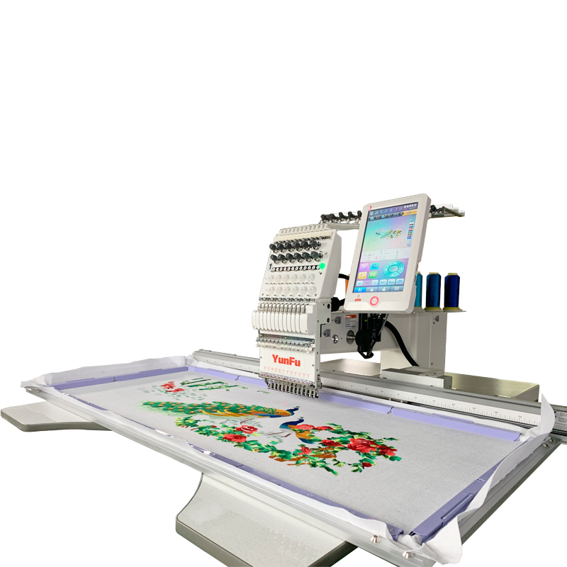 Embroidery Hat Machine - Вышивальная машина YUNFU: Одноголовочная, 12/15 игл,