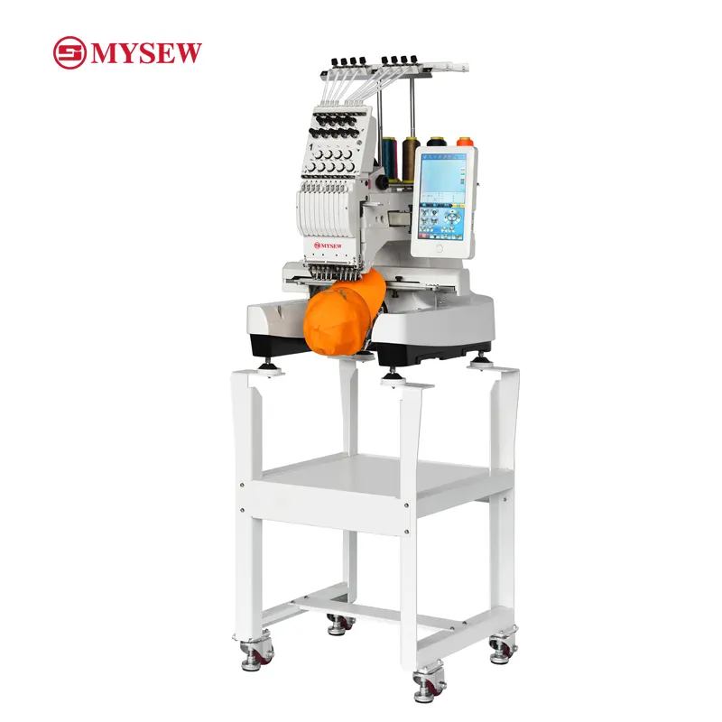 Embroidery Hat Machine - Промышленная вышивальная машина MYSEW MFS800 9-головочная