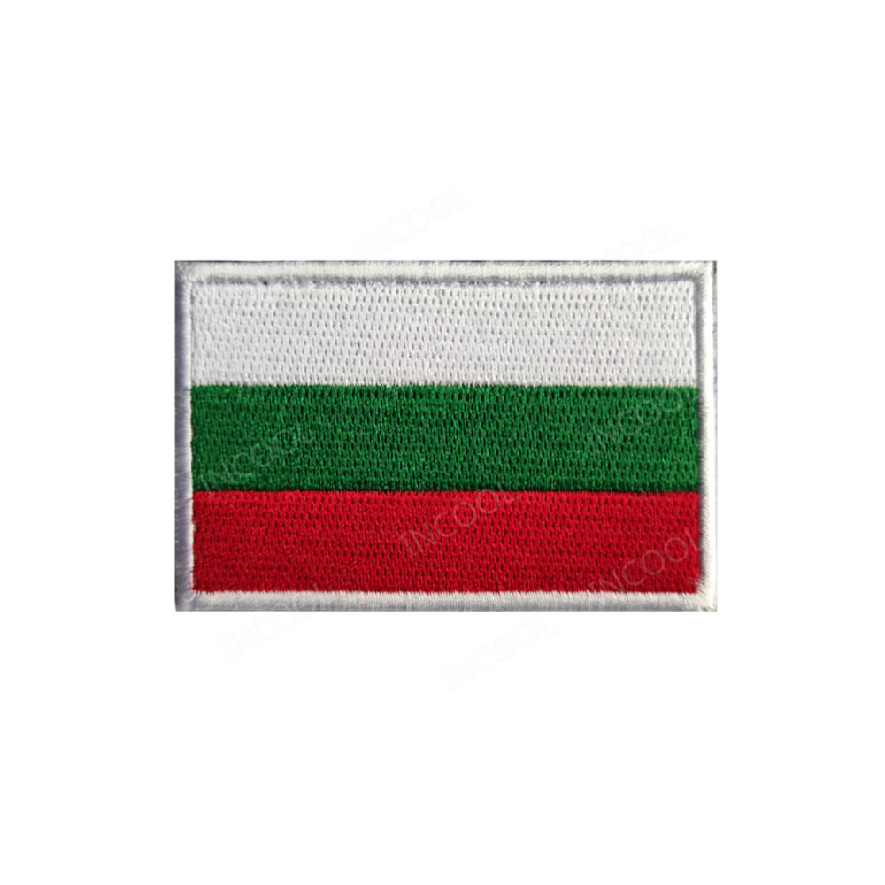 Embroidery Uk - Вышитые нашивки с флагом Болгарии, нашивка