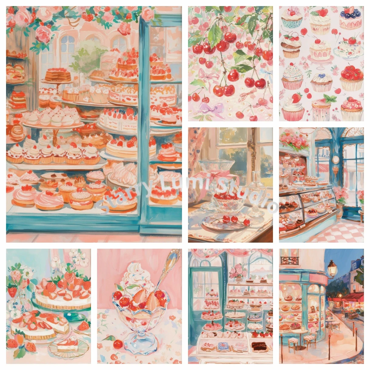 Embroidery Kitchen - Наборы для алмазной вышивки DIY: Торт,