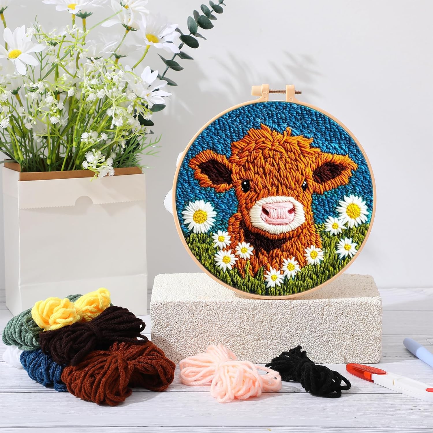 Наборы для вышивания в технике – обзор и цена Embroidery Hoop Square