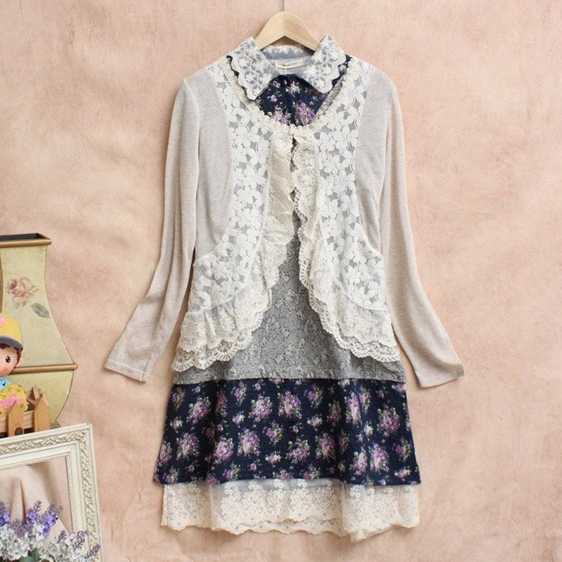 Женская кружевная рубашка с рю – обзор и цена Embroidery Cardigan