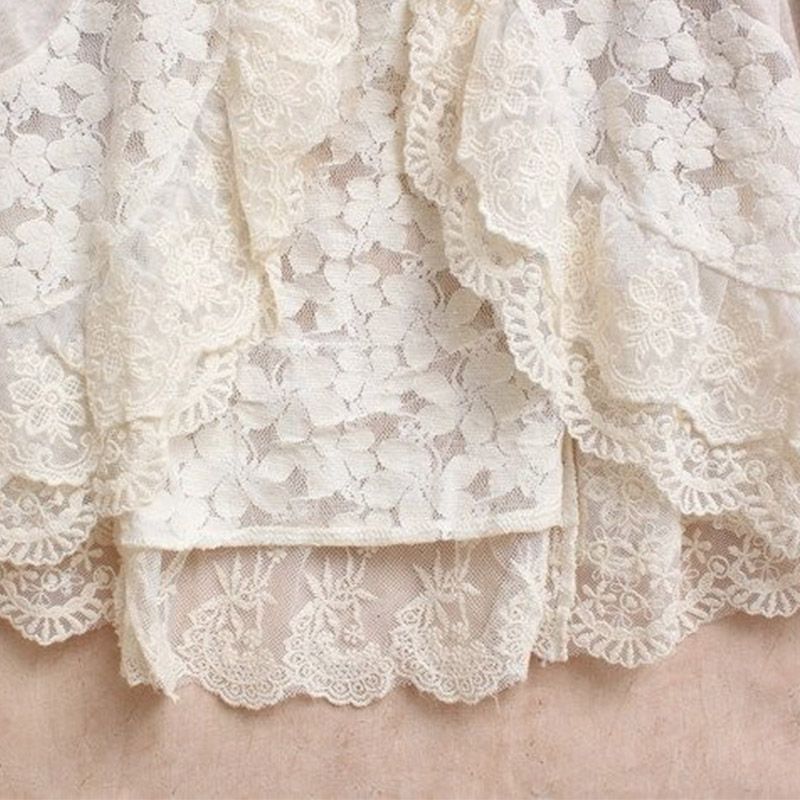 Женская кружевная рубашка с рю – обзор и цена Embroidery Cardigan
