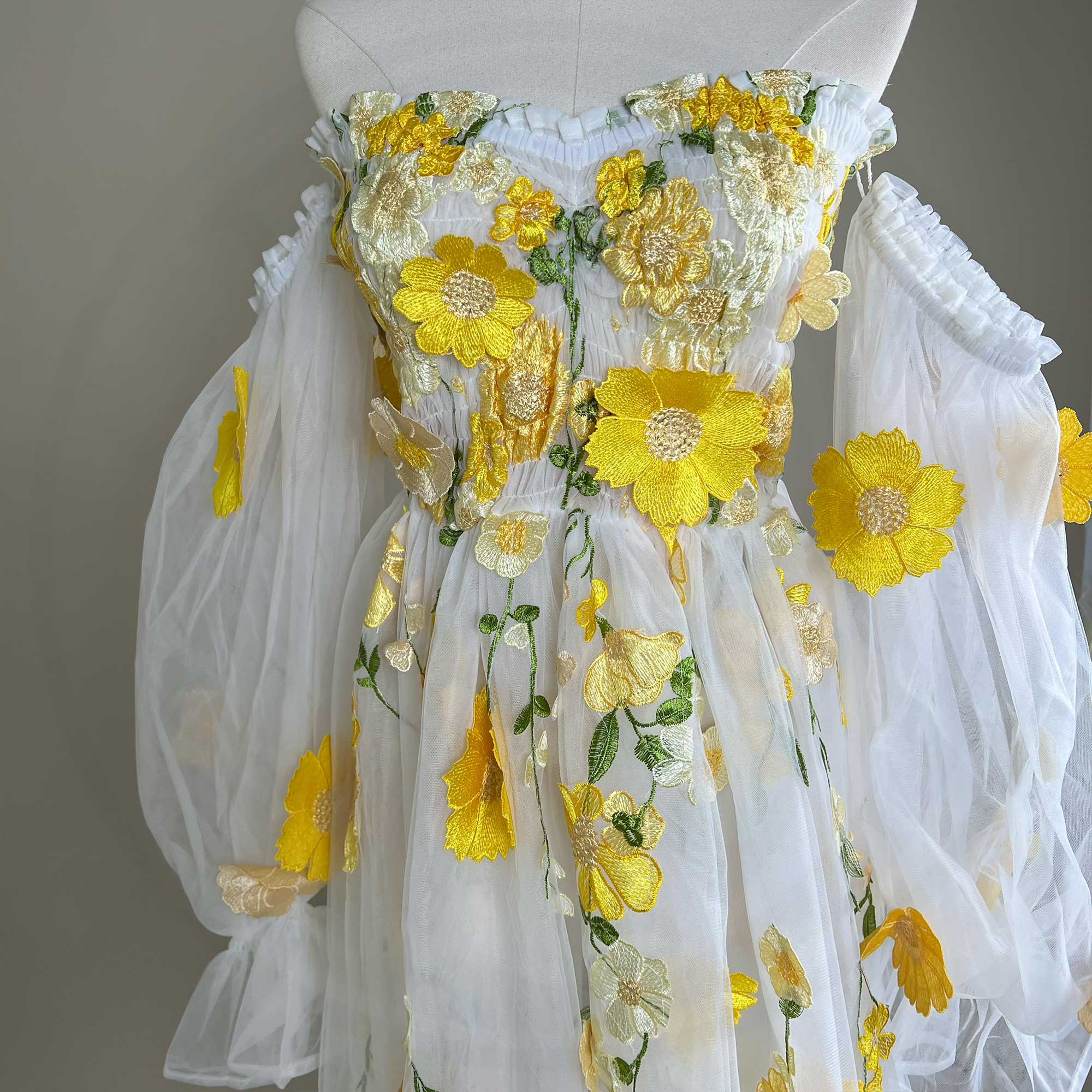 Платье Don&Judy из разноцветно – обзор и цена Embroidery Daisy