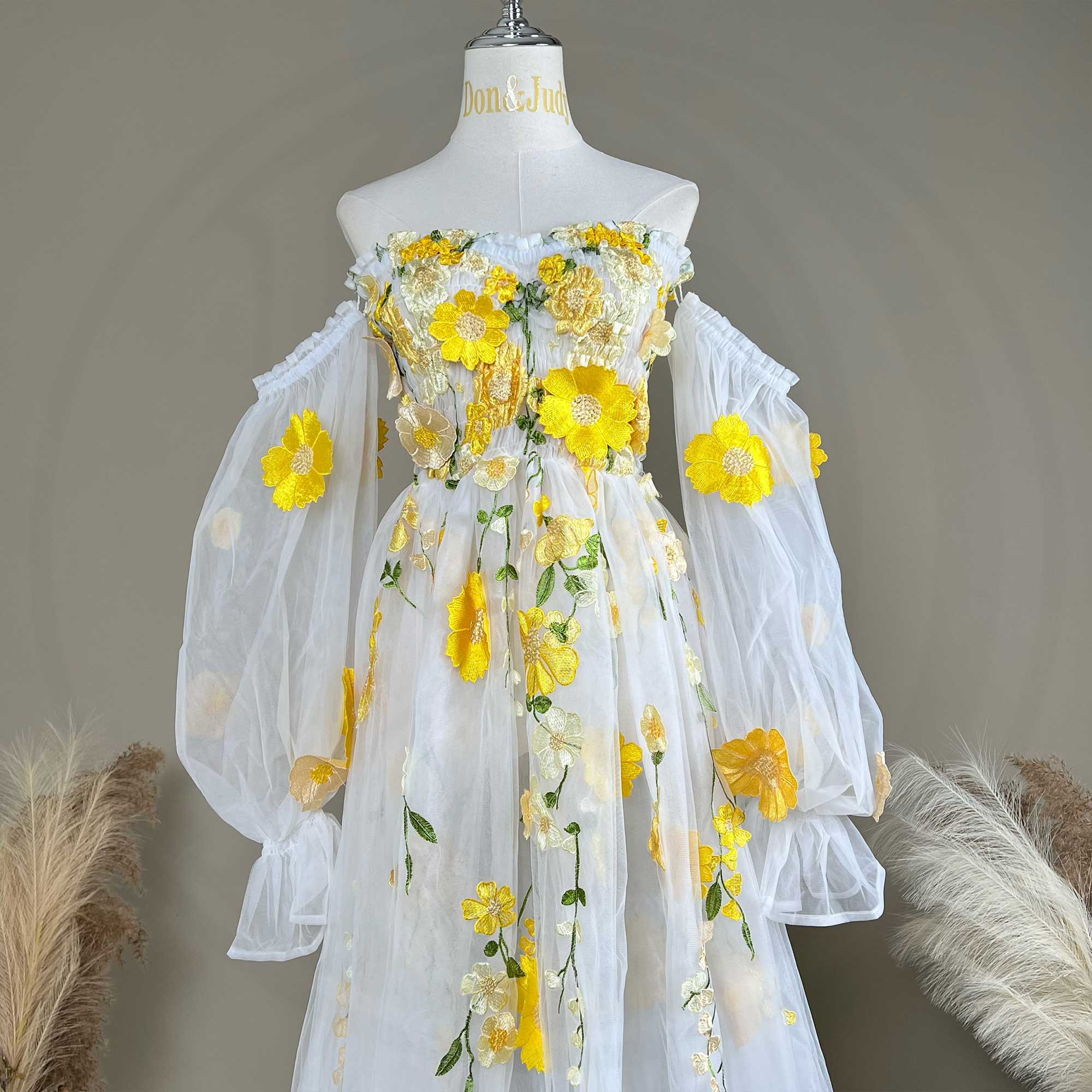 Платье Don&Judy из разноцветно – обзор и цена Embroidery Daisy