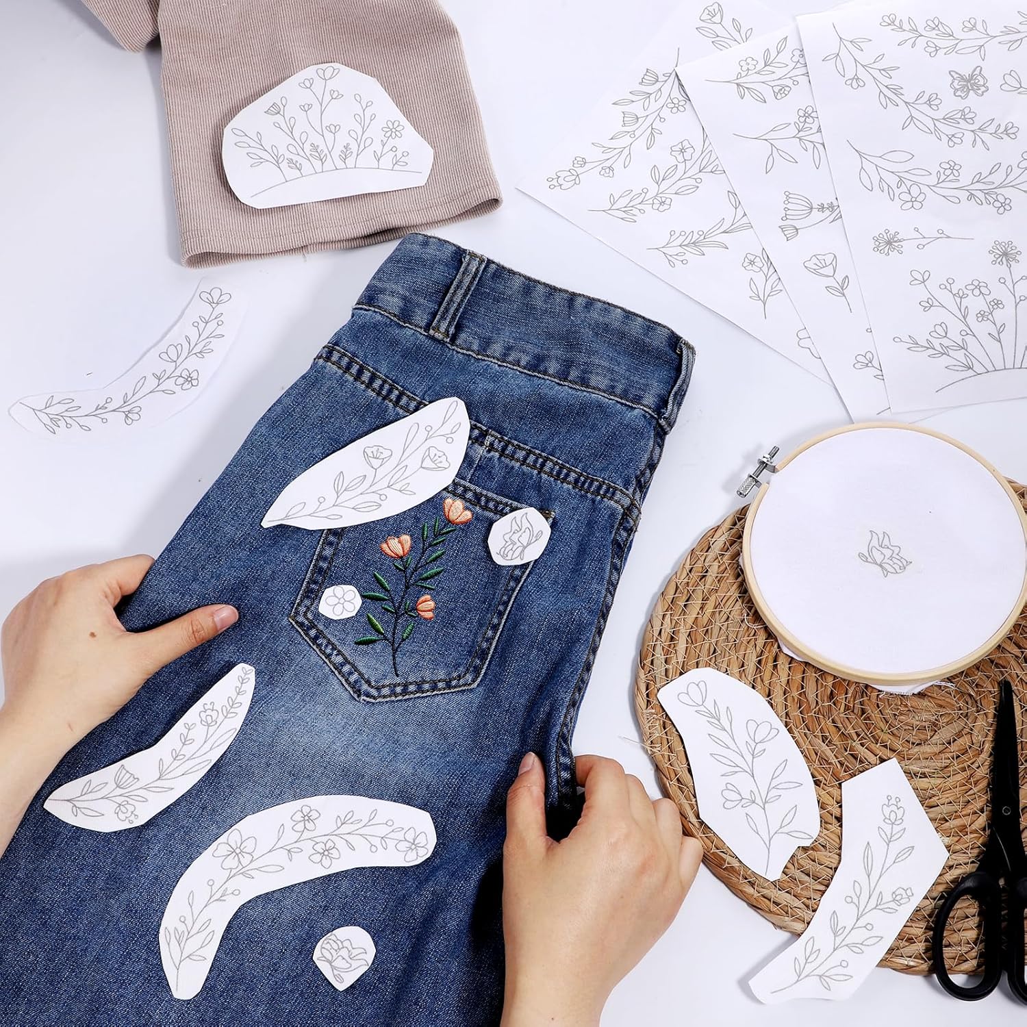 Бумага для вышивки, растворима – обзор и цена Embroidery Daisy