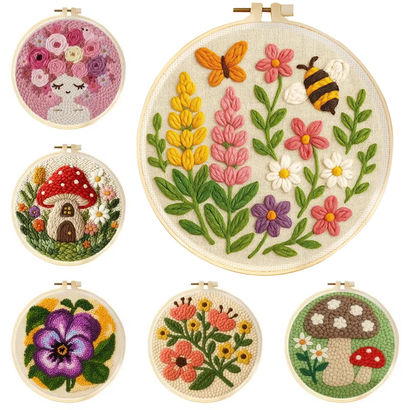 Наборы для вышивания в технике – обзор и цена Embroidery Hoop Square