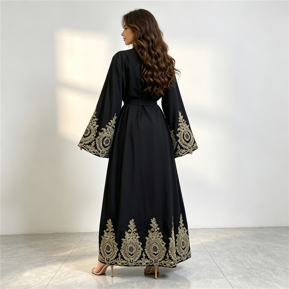 Новая абайя из Дубая, роскошно – обзор и цена Embroidery Kebaya