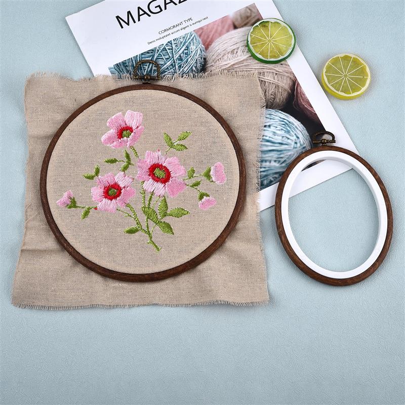 Набор круглых и овальных дерев – обзор и цена Embroidery Hoop Plastic