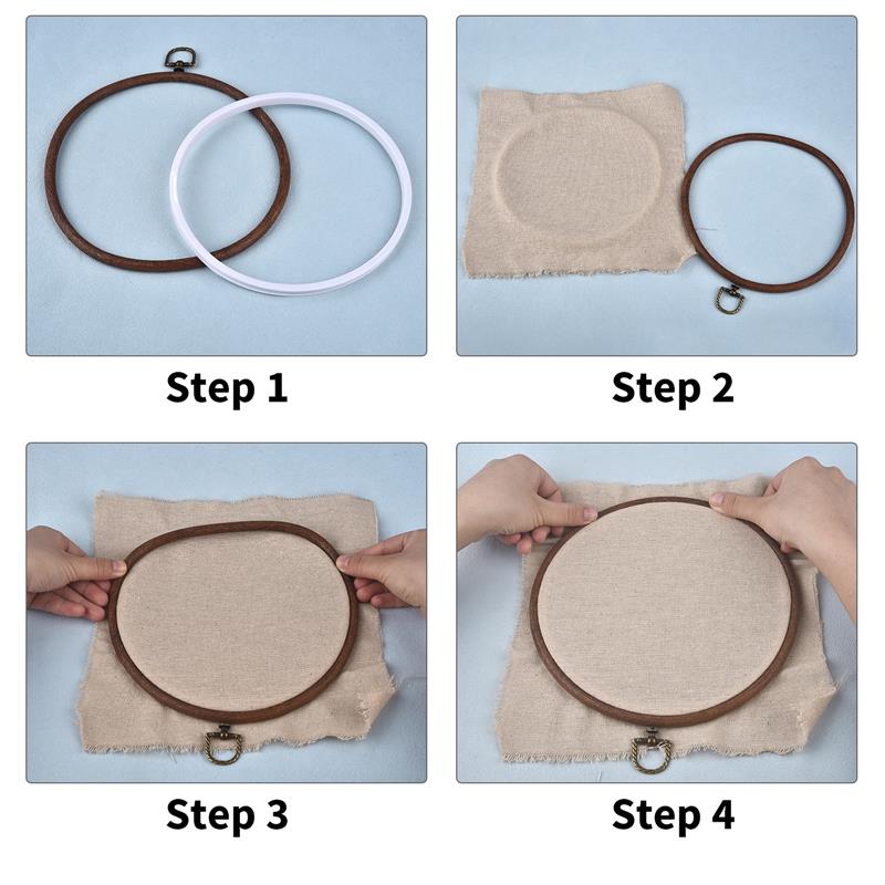 Набор круглых и овальных дерев – обзор и цена Embroidery Hoop Plastic