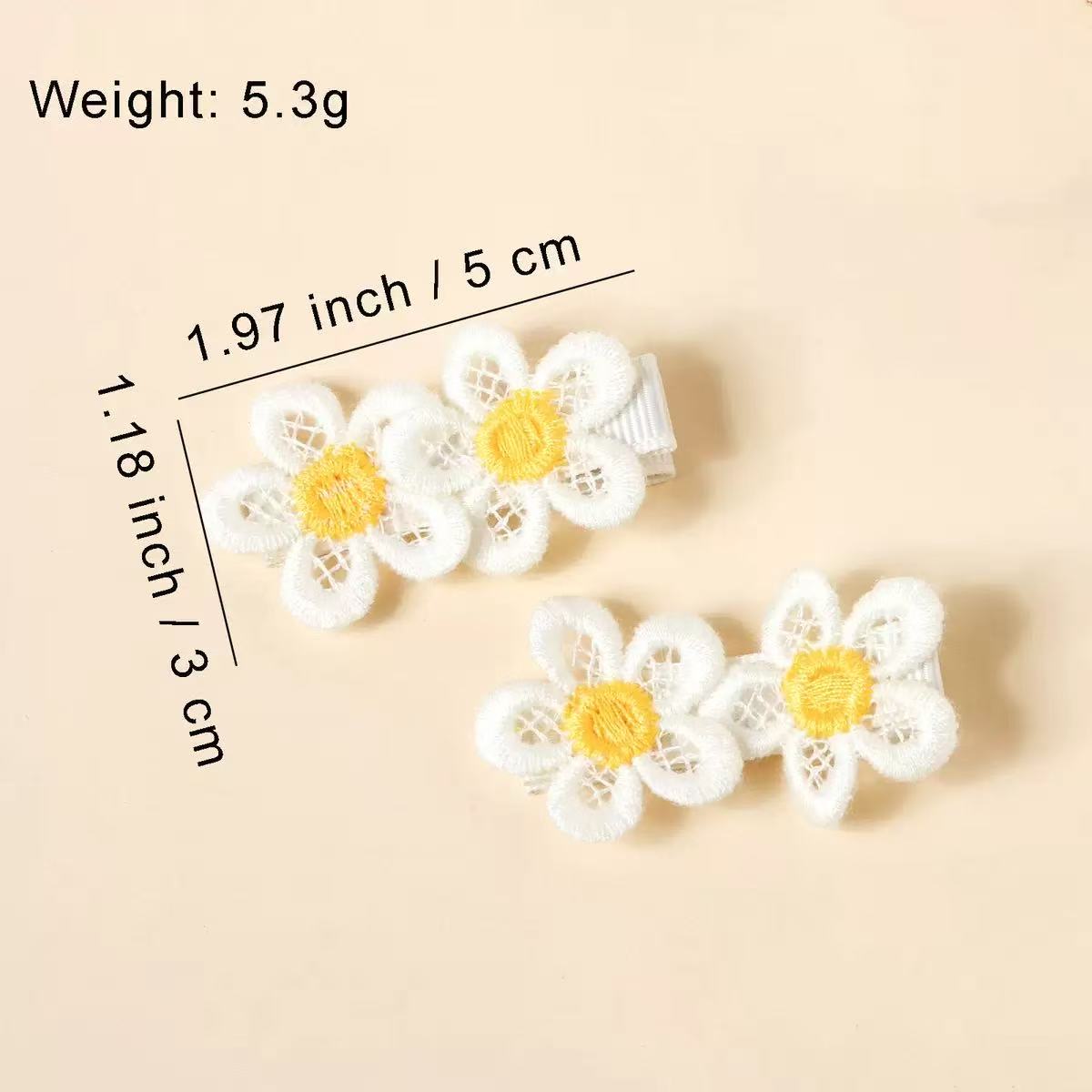 Набор из 14 заколок для волос  – обзор и цена Embroidery Daisy