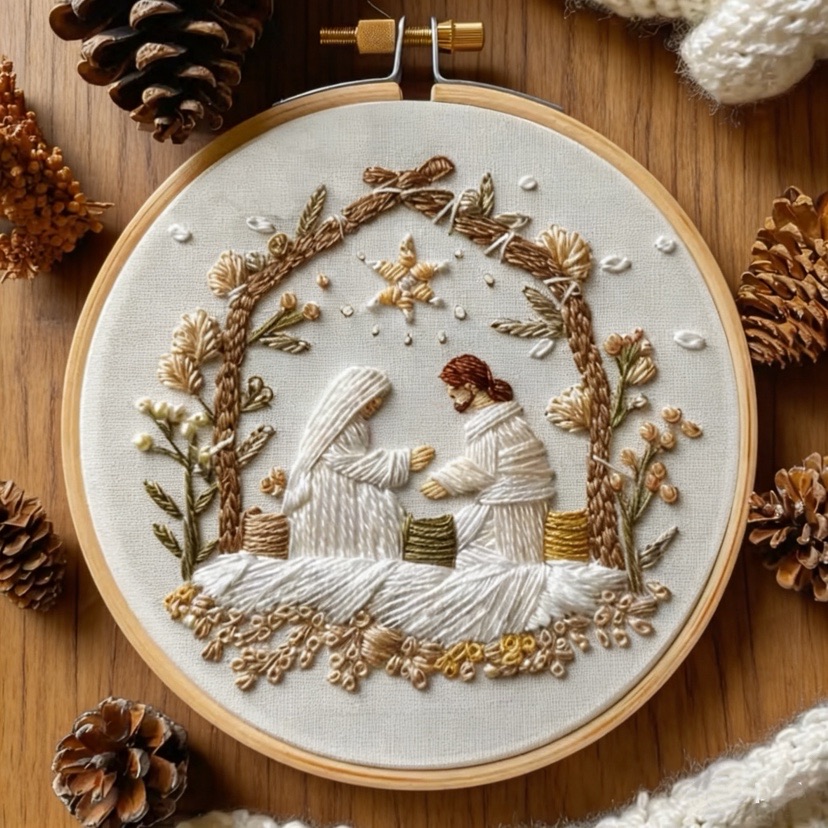 Набор для рождественской вышив – обзор и цена Embroidery Daisy