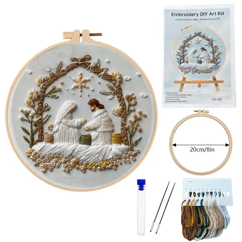 Набор для рождественской вышив – обзор и цена Embroidery Daisy