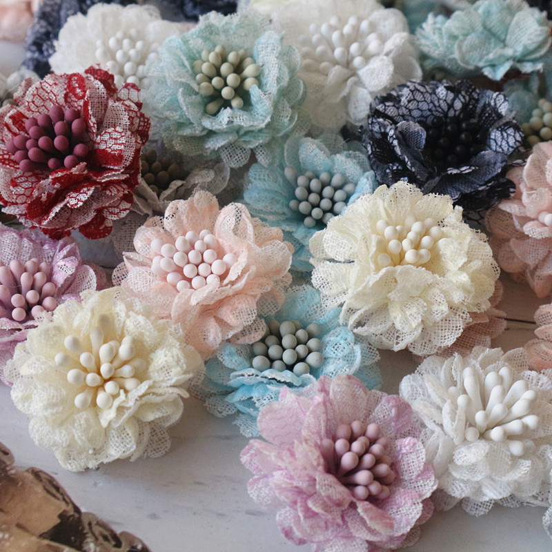 10 шт., 3 см, маленькая кружев – обзор и цена Embroidery Daisy Flower