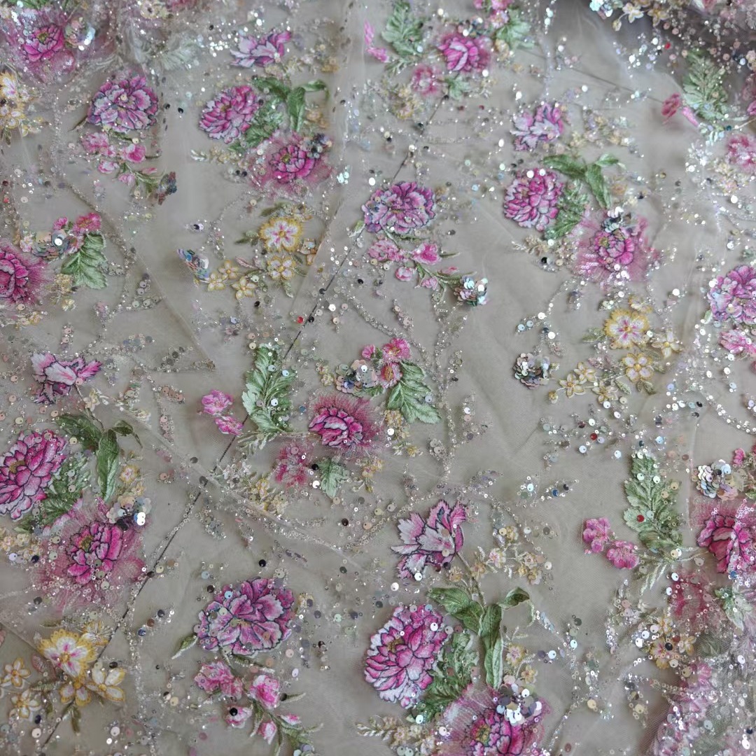 Роскошная кружевная ткань с би – обзор и цена Embroidery Web