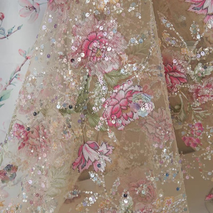 Роскошная кружевная ткань с би – обзор и цена Embroidery Web