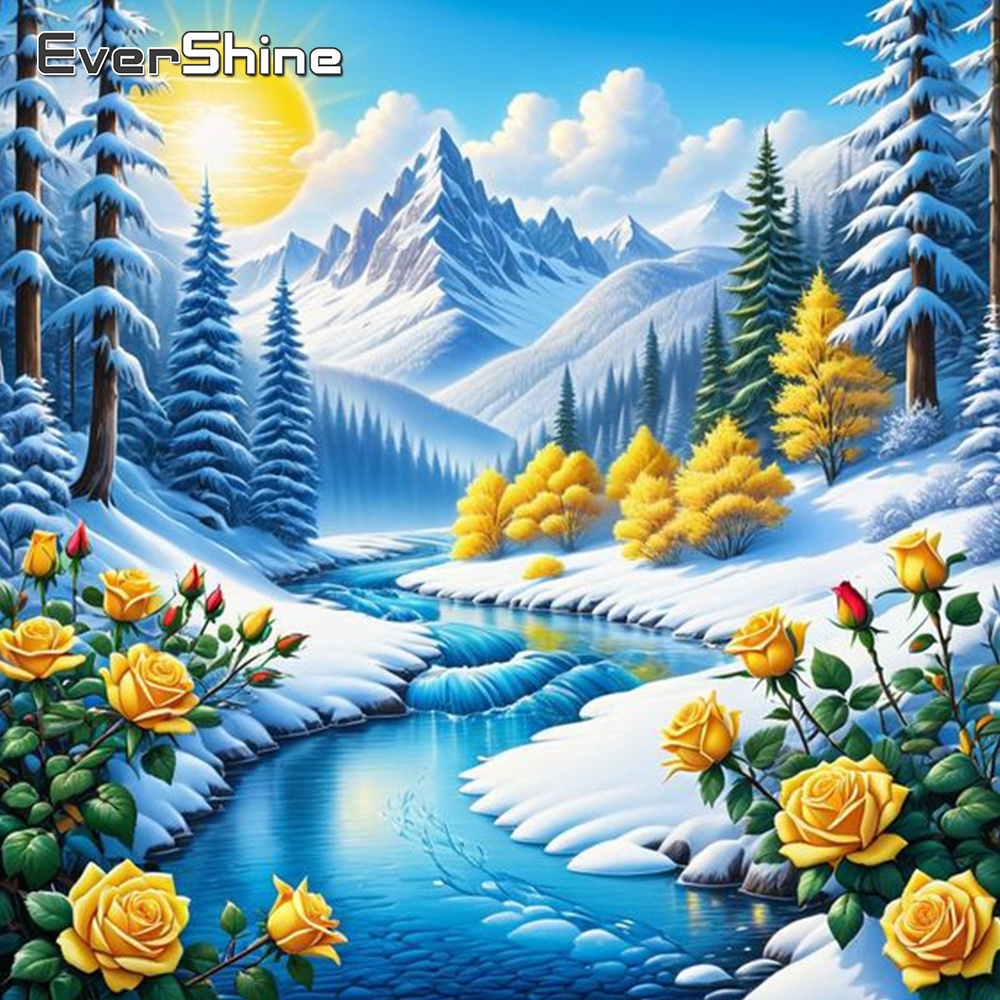 Evershine River Алмазная карти – обзор и цена Embroidery Daisy