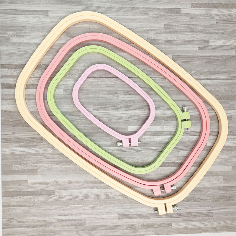 Случайный цвет, квадратный кру – обзор и цена Embroidery Hoop Square