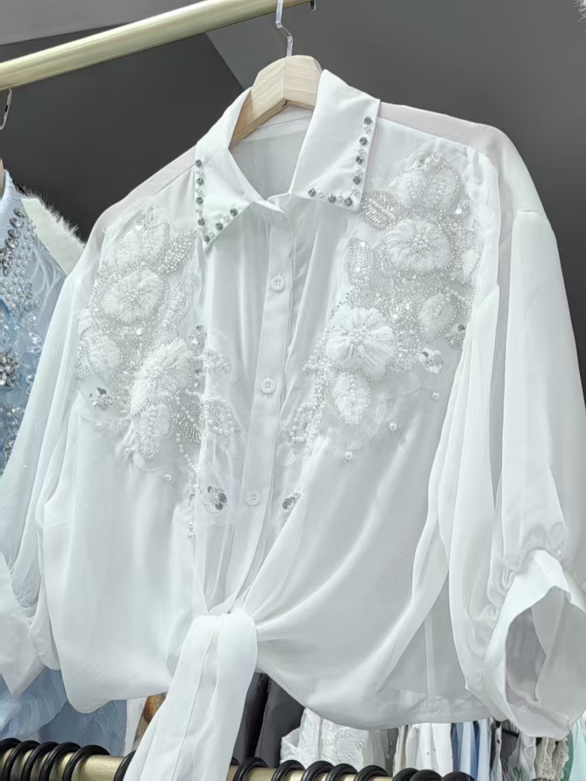 Летние солнцезащитные блузки и – обзор и цена Embroidery Cardigan
