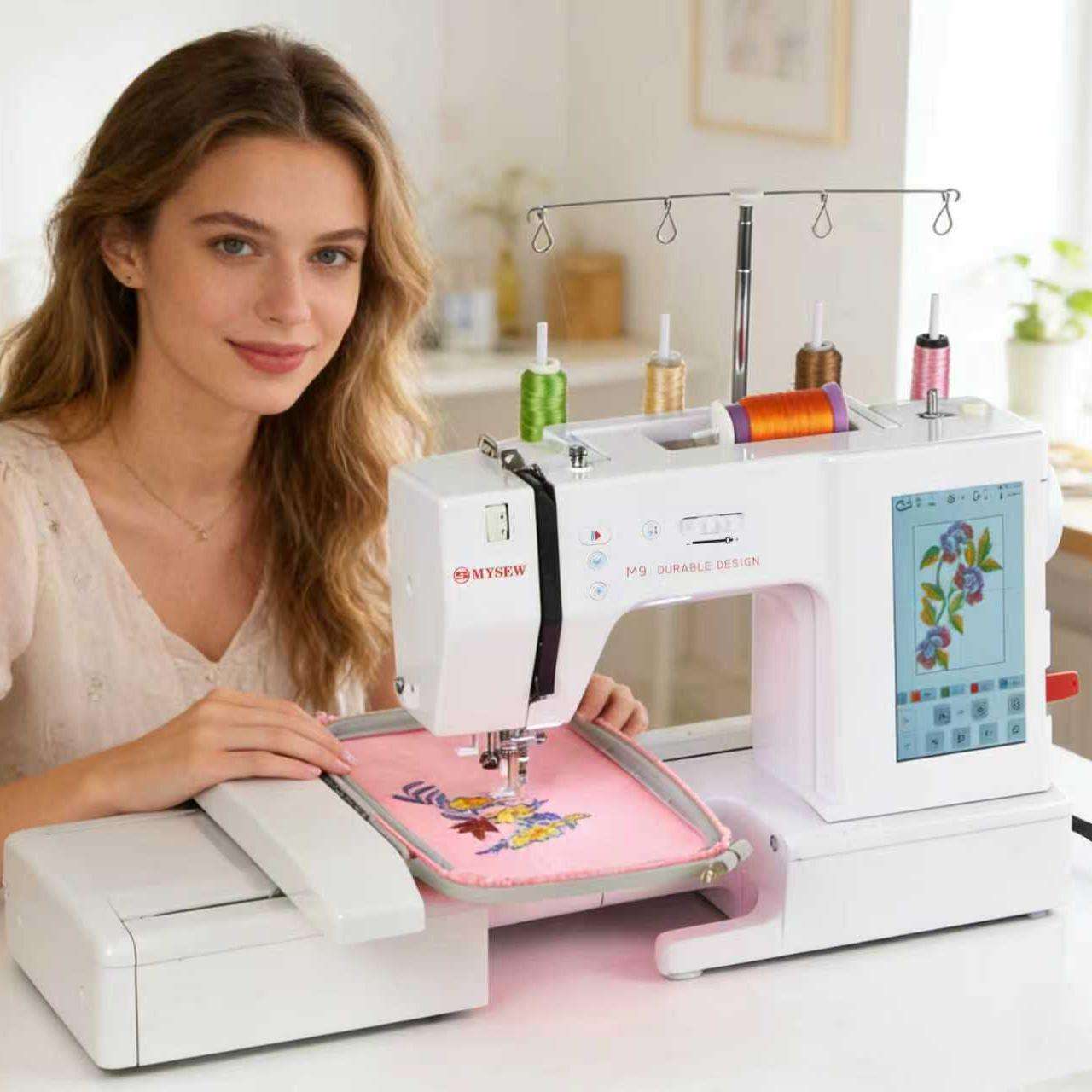Вышивальная машина MYSEW M9: н – обзор и цена Embroidery Computer