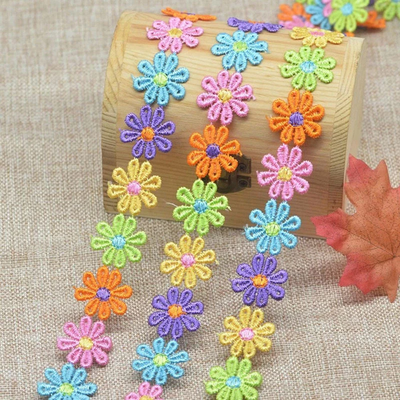 15 ярдов, красочная ромашка, ц – обзор и цена Embroidery Daisy Flower