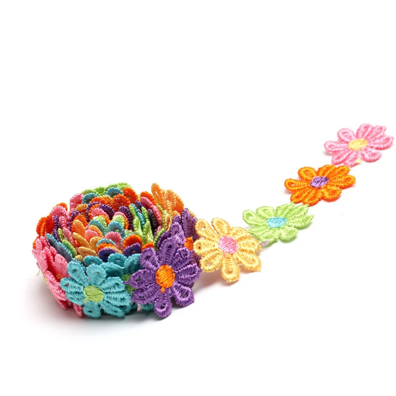15 ярдов, красочная ромашка, ц – обзор и цена Embroidery Daisy Flower