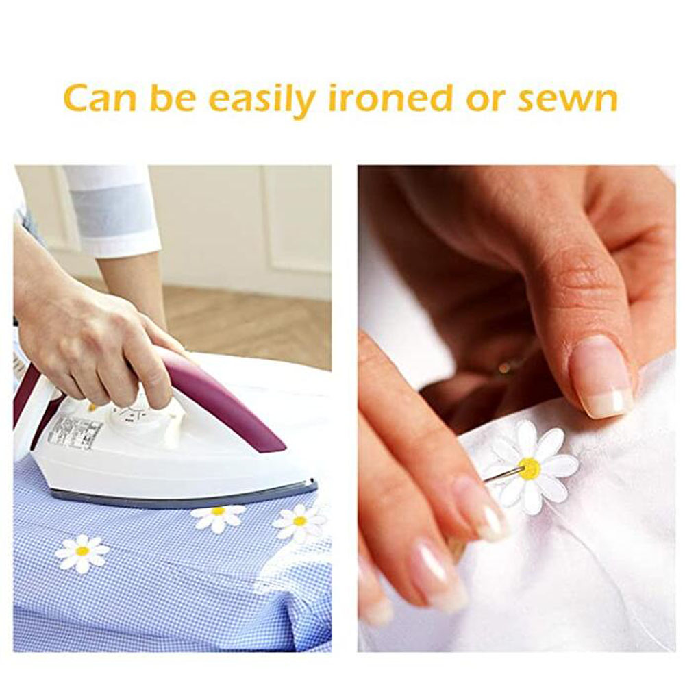 10 шт. нашивок-аппликаций в ви – обзор и цена Embroidery Daisy Flower