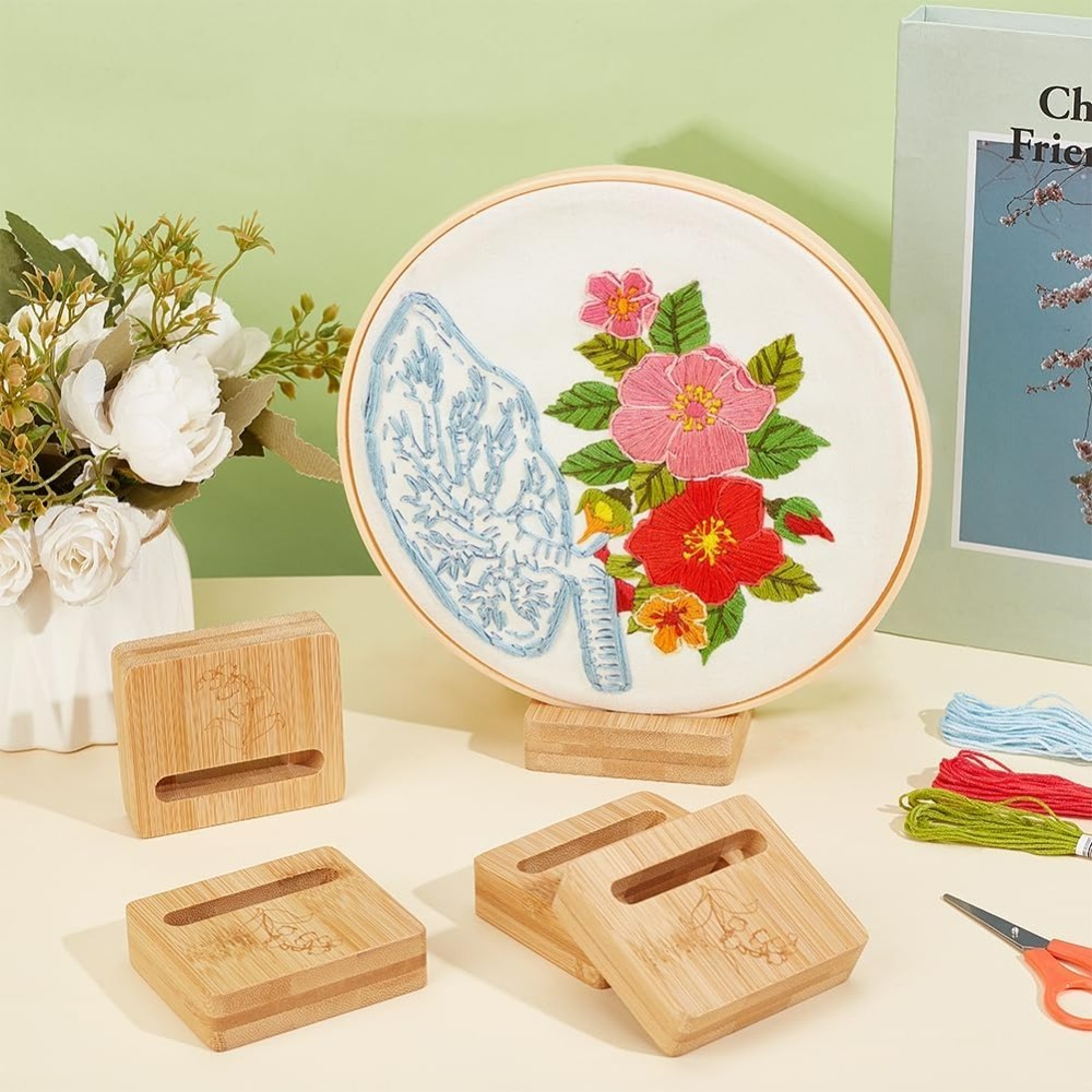 6 шт. пяльцы для вышивания, пр – обзор и цена Embroidery Hoop Square