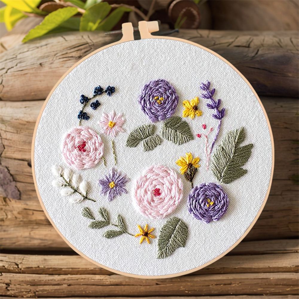Набор для вышивания MomoArt DI – обзор и цена Embroidery Daisy Flower