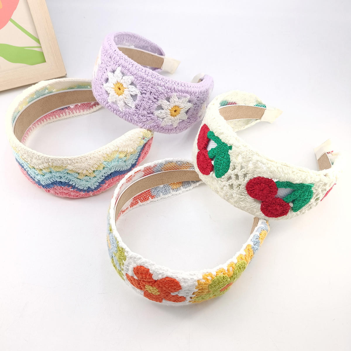 Обручи для волос с милой цвето – обзор и цена Embroidery Hoop Plastic